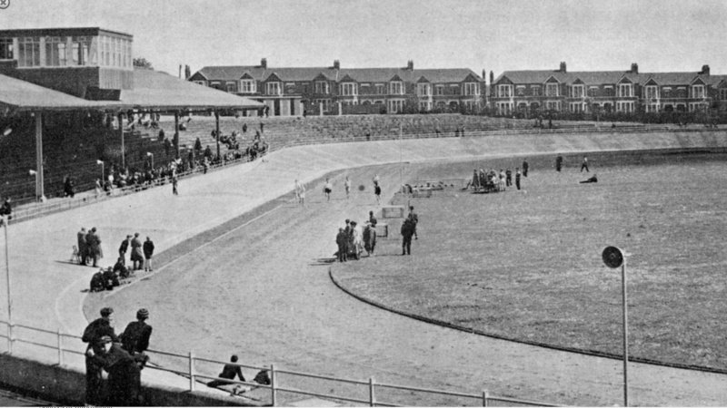 Cardiff - Maindy Stadium : Image credit Wiki Commons
